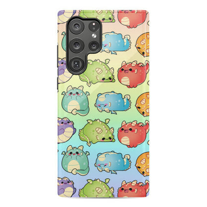 Kawaii Dragons Pattern Phone Case