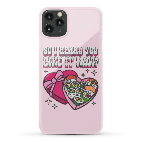 So I heard you like it raw? Sushi Heart Box Phone Case