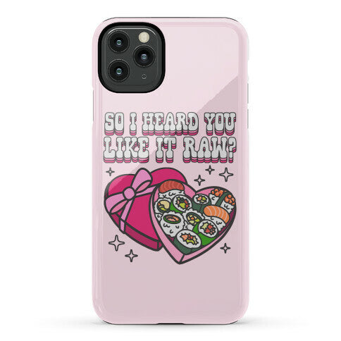 So I heard you like it raw? Sushi Heart Box Phone Case