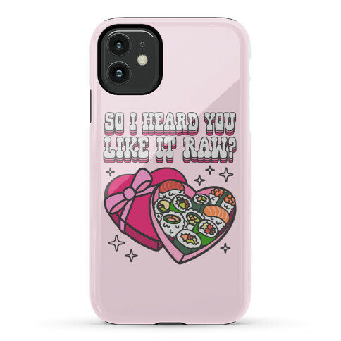 So I heard you like it raw? Sushi Heart Box Phone Case