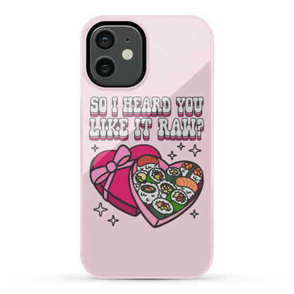 So I heard you like it raw? Sushi Heart Box Phone Case