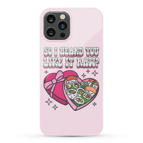 So I heard you like it raw? Sushi Heart Box Phone Case