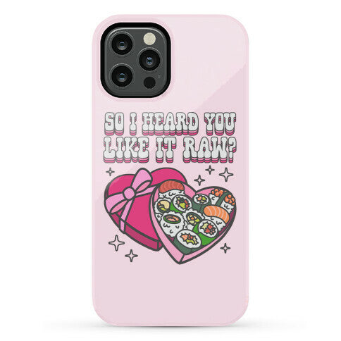 So I heard you like it raw? Sushi Heart Box Phone Case