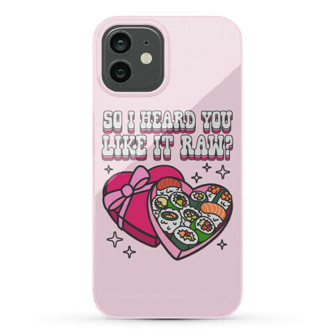 So I heard you like it raw? Sushi Heart Box Phone Case