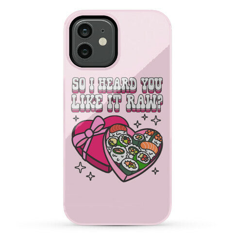 So I heard you like it raw? Sushi Heart Box Phone Case