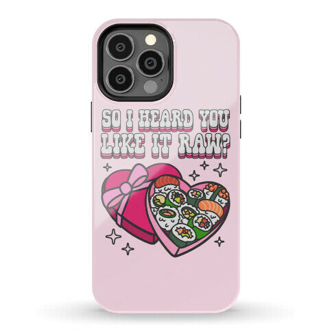 So I heard you like it raw? Sushi Heart Box Phone Case