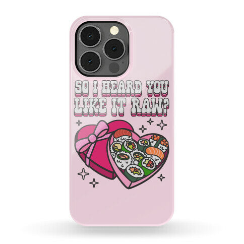 So I heard you like it raw? Sushi Heart Box Phone Case