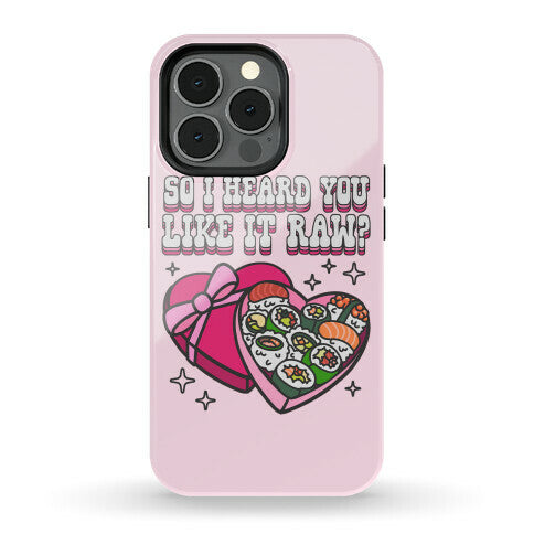 So I heard you like it raw? Sushi Heart Box Phone Case