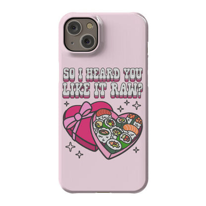 So I heard you like it raw? Sushi Heart Box Phone Case