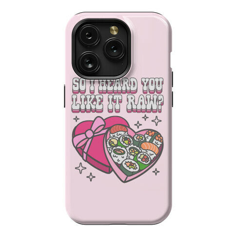 So I heard you like it raw? Sushi Heart Box Phone Case