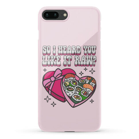 So I heard you like it raw? Sushi Heart Box Phone Case