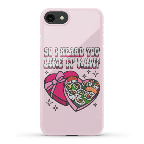 So I heard you like it raw? Sushi Heart Box Phone Case