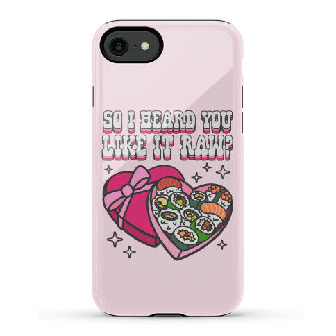 So I heard you like it raw? Sushi Heart Box Phone Case