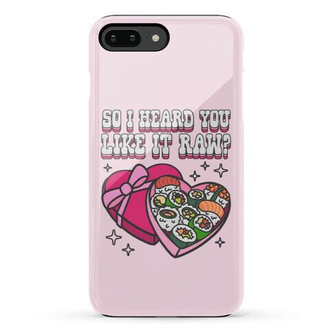 So I heard you like it raw? Sushi Heart Box Phone Case