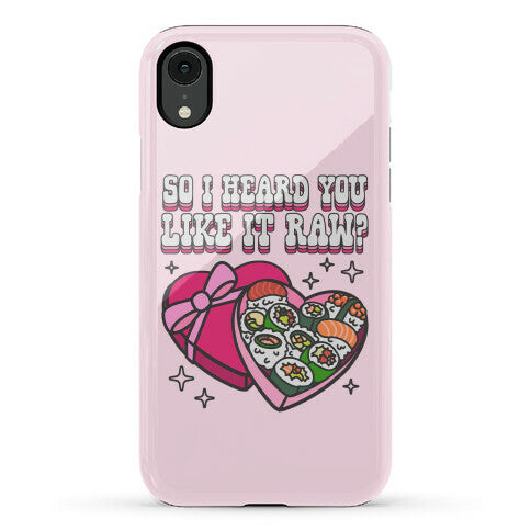 So I heard you like it raw? Sushi Heart Box Phone Case