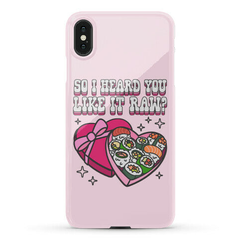 So I heard you like it raw? Sushi Heart Box Phone Case