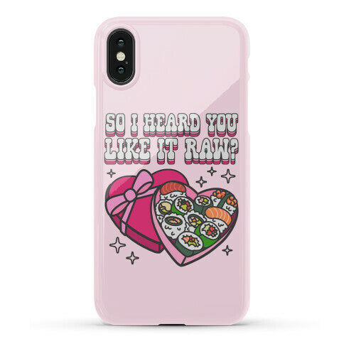 So I heard you like it raw? Sushi Heart Box Phone Case