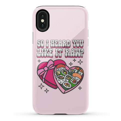 So I heard you like it raw? Sushi Heart Box Phone Case