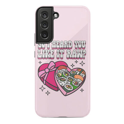 So I heard you like it raw? Sushi Heart Box Phone Case