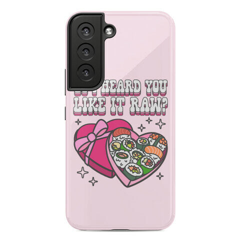 So I heard you like it raw? Sushi Heart Box Phone Case