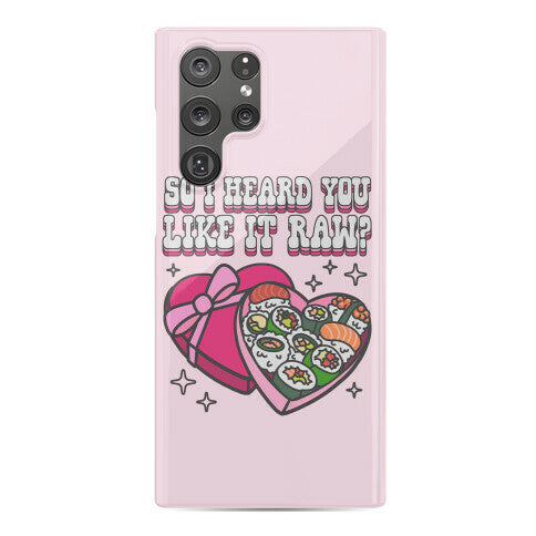 So I heard you like it raw? Sushi Heart Box Phone Case