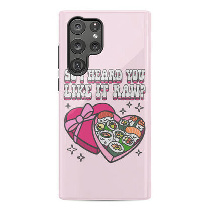 So I heard you like it raw? Sushi Heart Box Phone Case