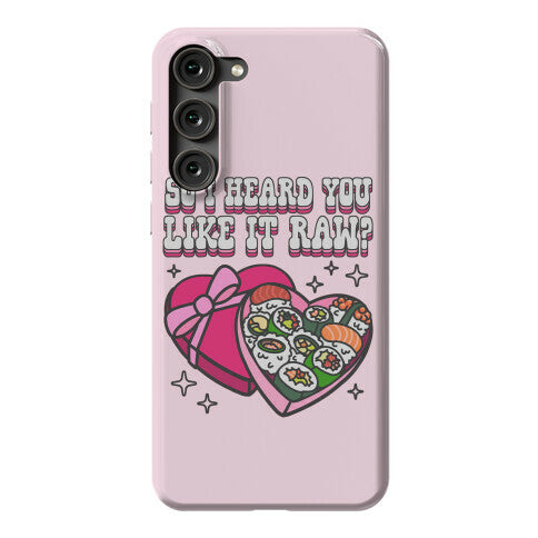 So I heard you like it raw? Sushi Heart Box Phone Case