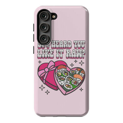 So I heard you like it raw? Sushi Heart Box Phone Case