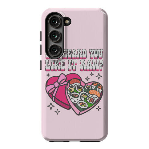 So I heard you like it raw? Sushi Heart Box Phone Case
