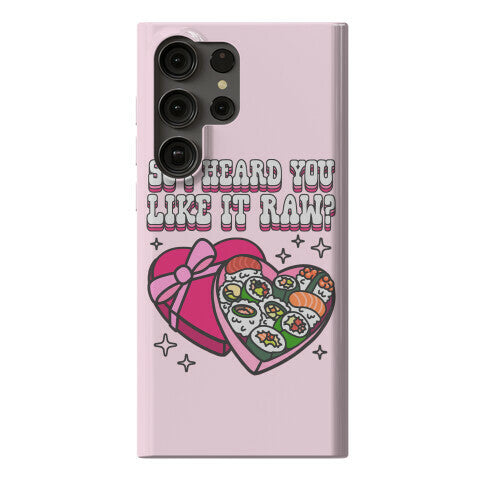 So I heard you like it raw? Sushi Heart Box Phone Case