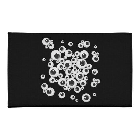 Googly Eye Pattern Welcome Mat