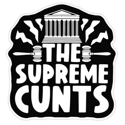 The Supreme Cunts Die Cut Sticker
