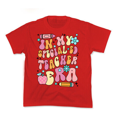 In My Special Ed Teacher Era Kids Tee
