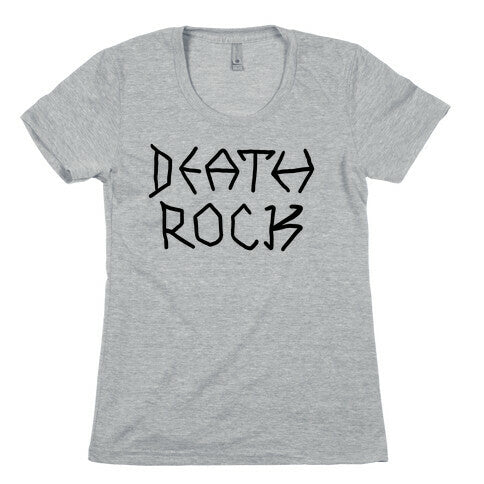 Death Rock Womens Cotton Tee