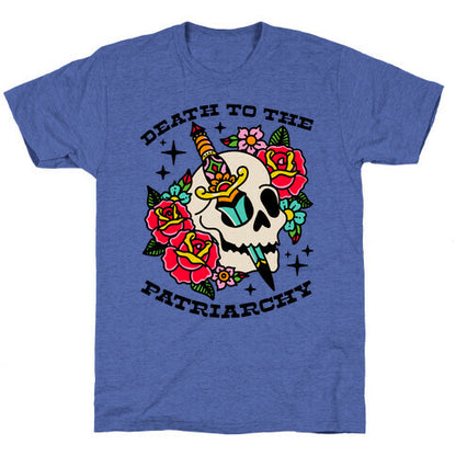 Death to The Patriarchy Unisex Triblend Tee