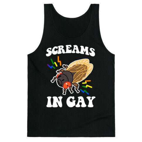Screams in Gay Tank Top