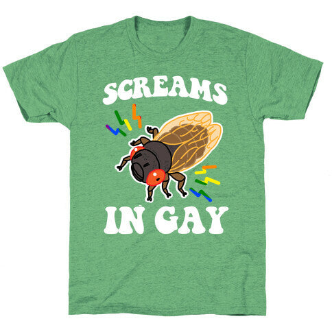 Screams in Gay Unisex Triblend Tee