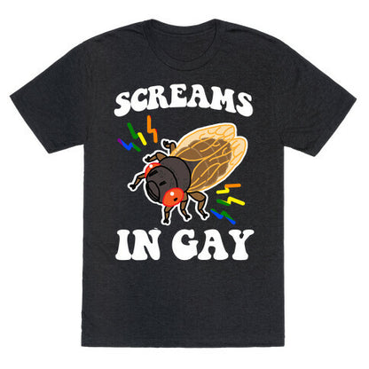 Screams in Gay Unisex Triblend Tee