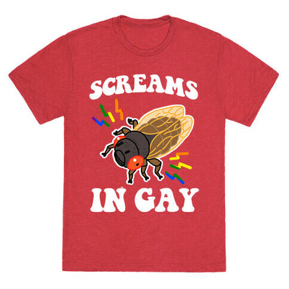 Screams in Gay Unisex Triblend Tee