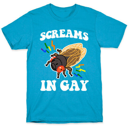 Screams in Gay Unisex Triblend Tee