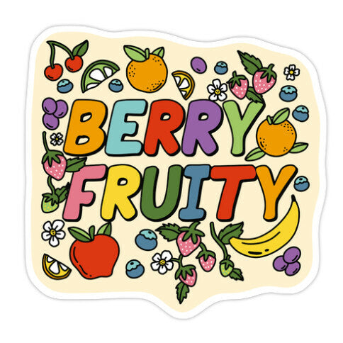 Berry Fruity Die Cut Sticker
