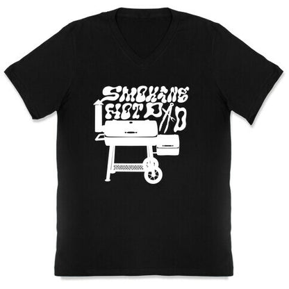 Smoking Hot Dad Meat Smoker V-Neck