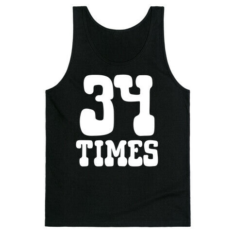 34 Times Trump Convicted Tank Top