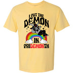 Baphomet I Put The Demon In Pride Month Comfort Colors Heavyweight Tee