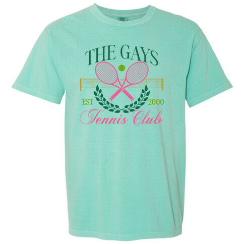 The Gays Tennis Club Comfort Colors Heavyweight Tee