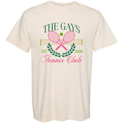 The Gays Tennis Club Comfort Colors Heavyweight Tee