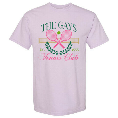 The Gays Tennis Club Comfort Colors Heavyweight Tee