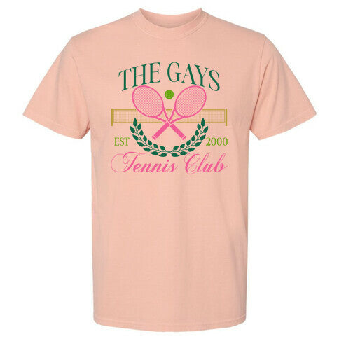 The Gays Tennis Club Comfort Colors Heavyweight Tee