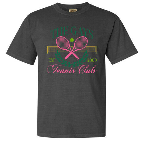 The Gays Tennis Club Comfort Colors Heavyweight Tee