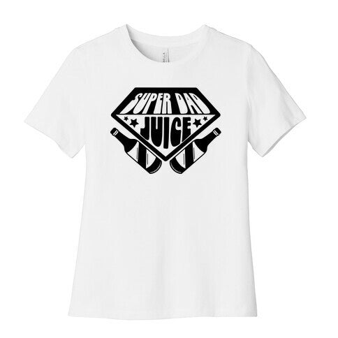 Super Dad Juice Womens Cotton Tee